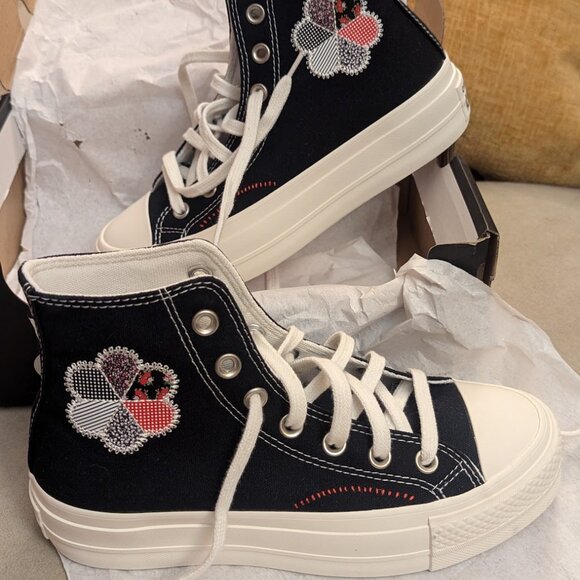 Converse All Star Platform High Tops - Picture 2 of 10